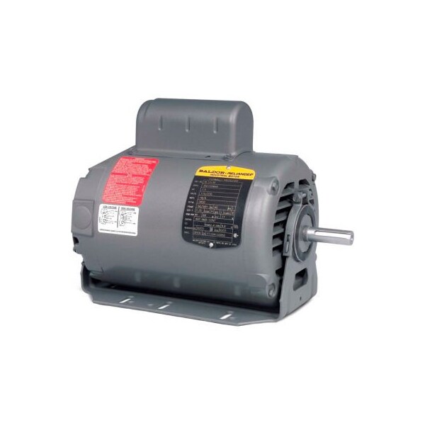 Baldor-Reliance Motor RL1307A, .75HP, 1725RPM, 1PH, 60HZ, 56H, 3428L, OPEN, F1 RL1307A - main